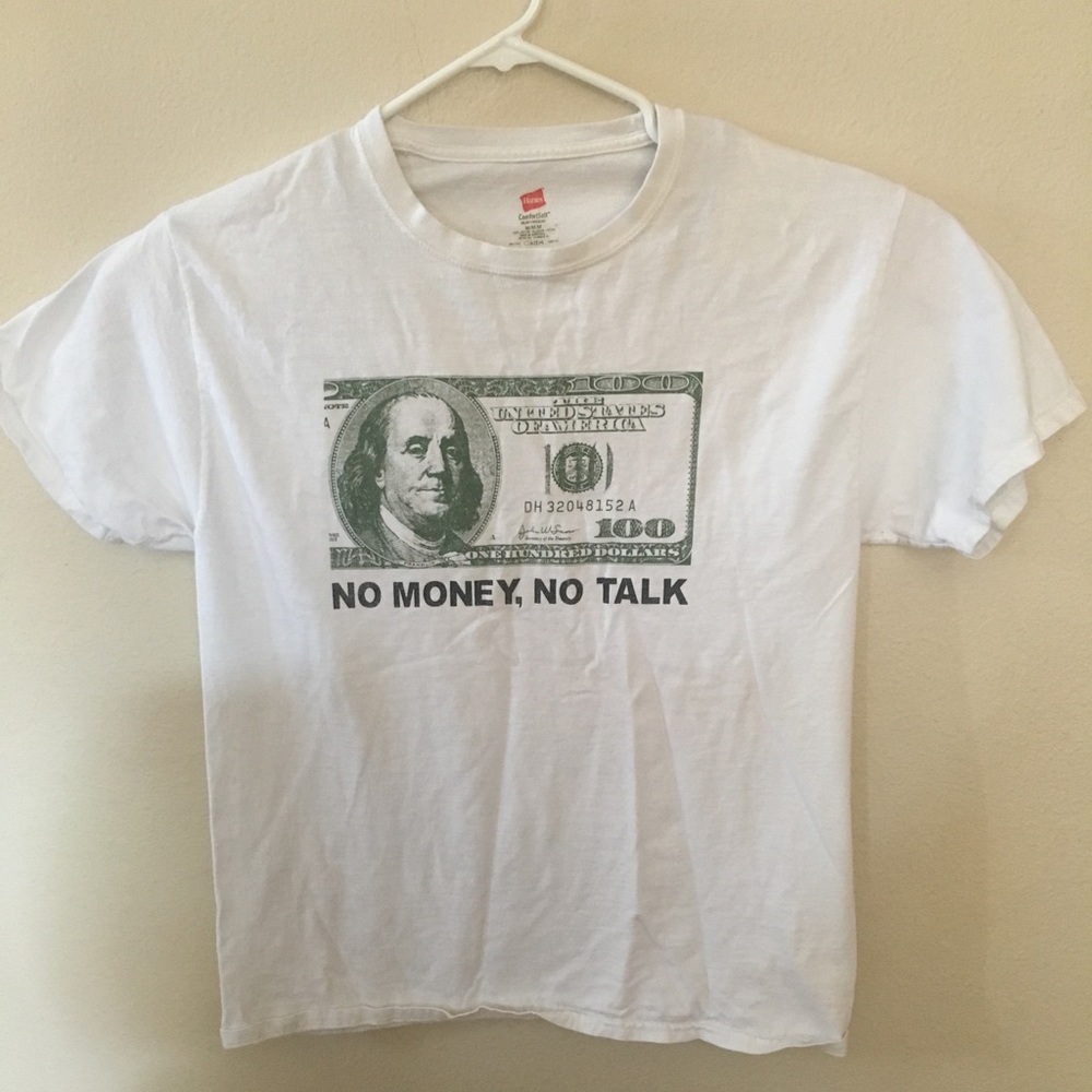 Crew Neck with $100 bill on the front